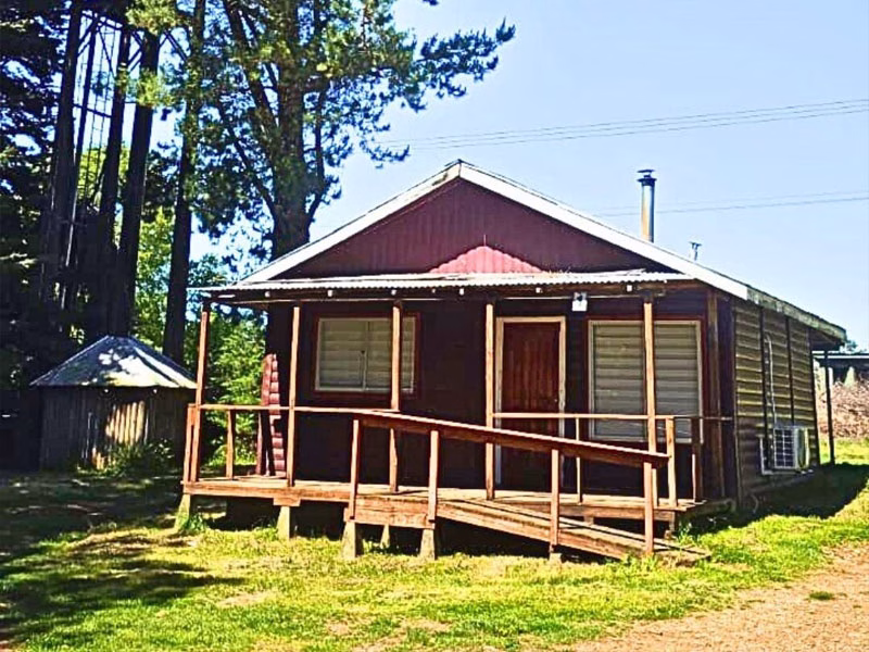 Cabaña familiar pequeña